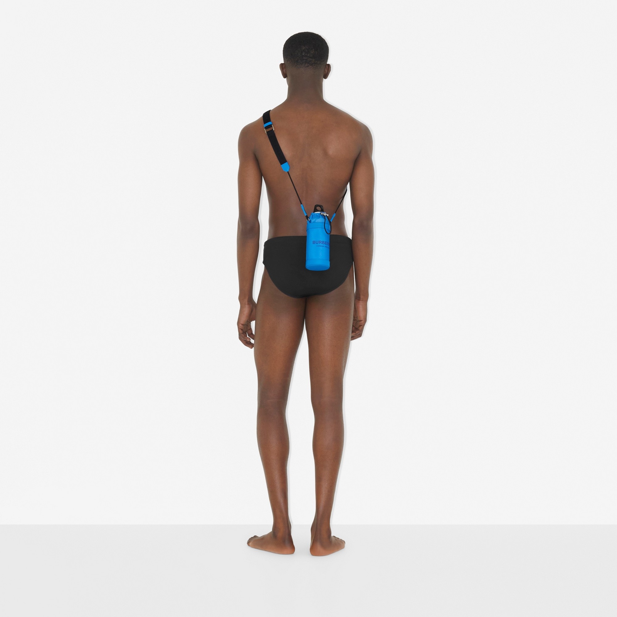 Logo Print Nylon Water Bottle Holder - 4