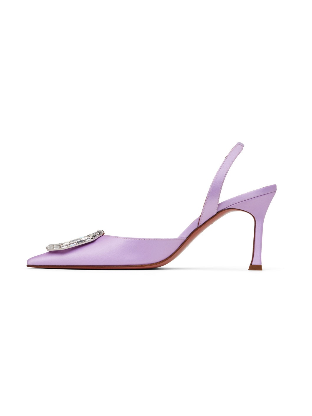 Purple Camelia Sling 90 Heels - 3