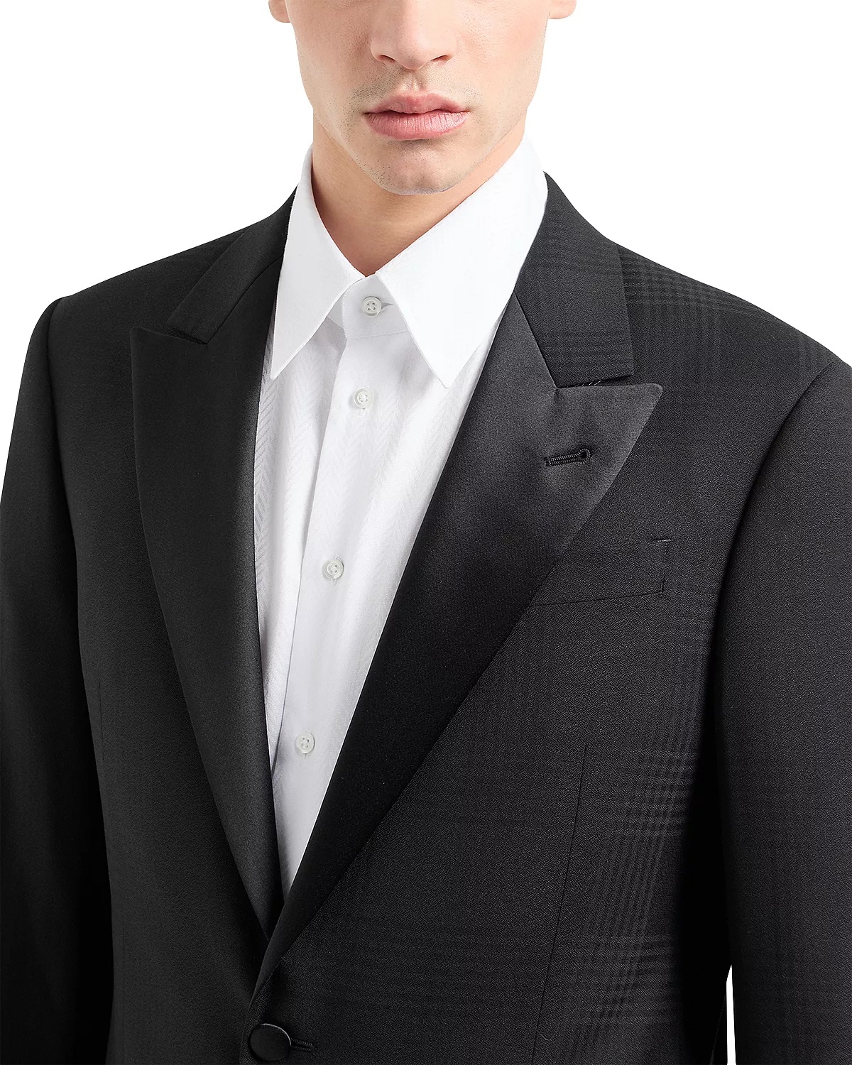 Regular Fit Crepe Wool Dinner Jacket - 4