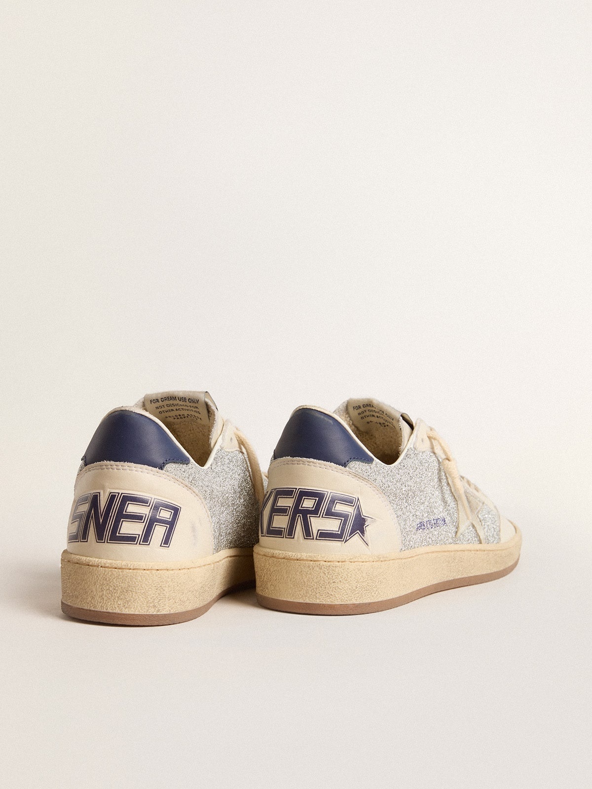 Ball Star LTD in Swarovski crystals and leather with white suede star - 4