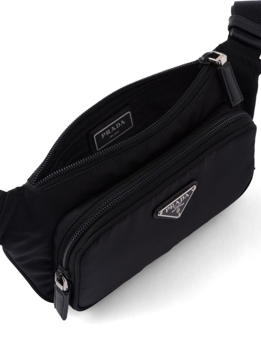 logo-appliquÃ© Re-Nylon belt bag - 6