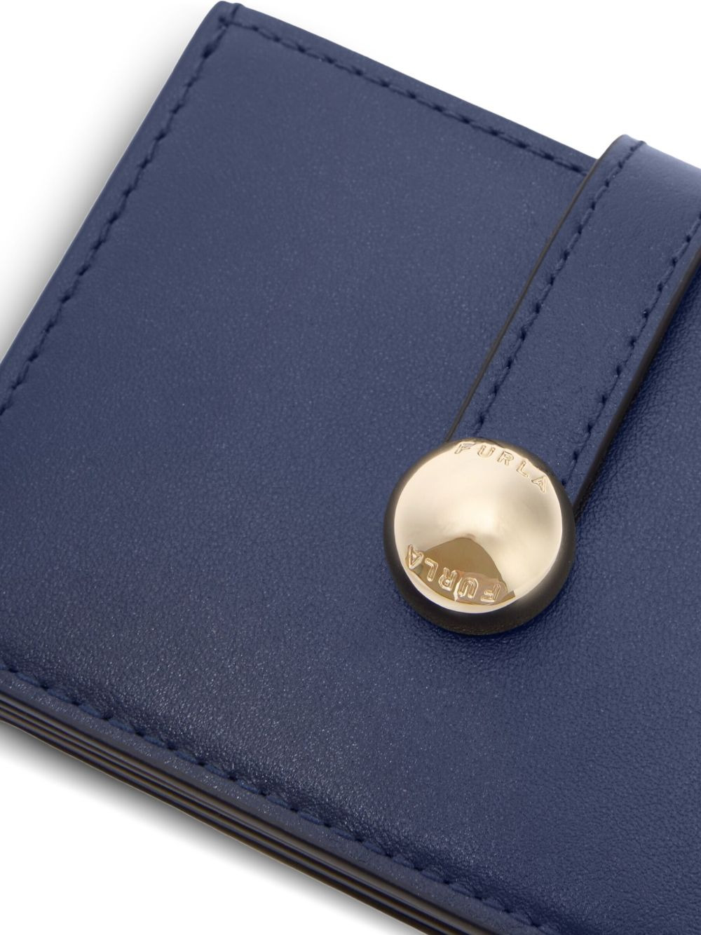 leather snap-button cardholder - 4