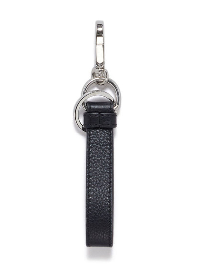 Marni logo-embroidered leather keyring outlook