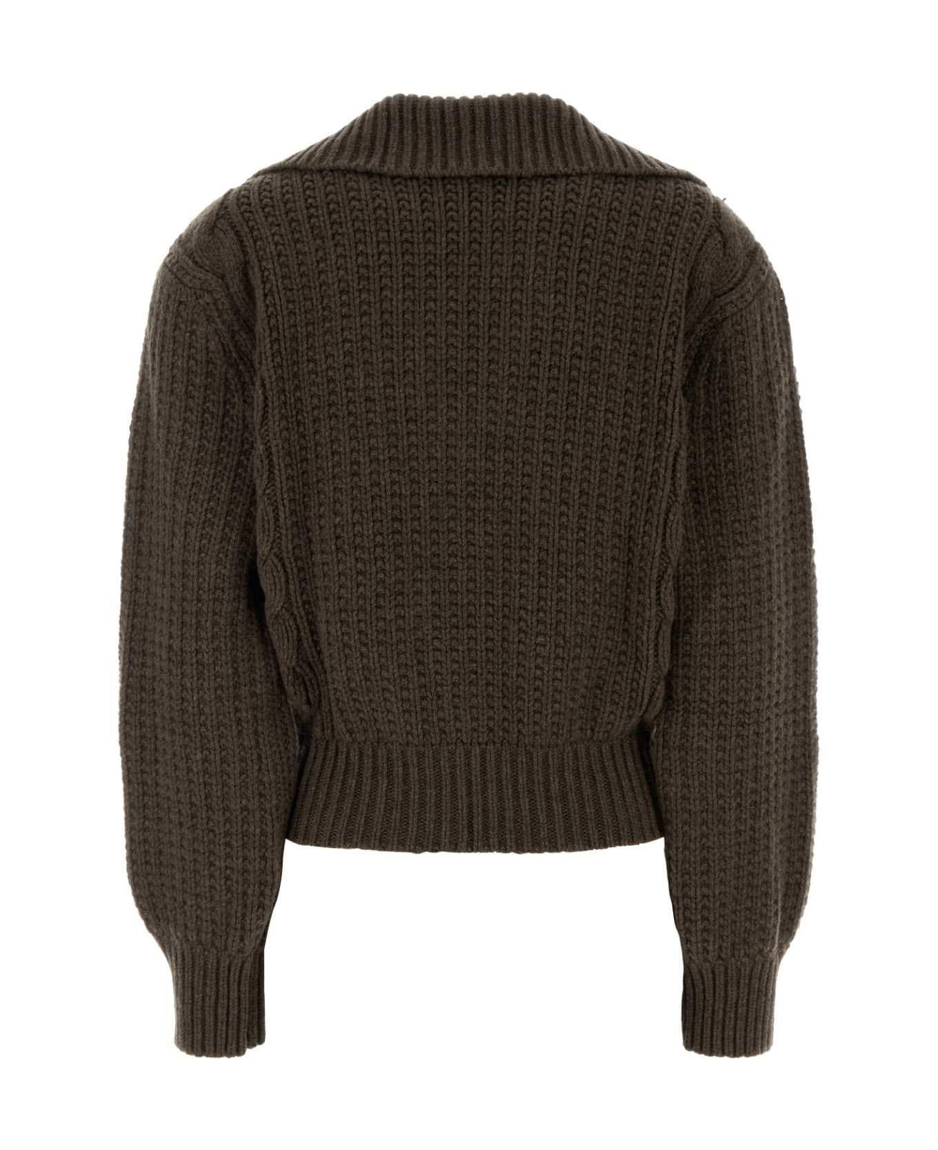 Brown Cashmere Sweater - 2