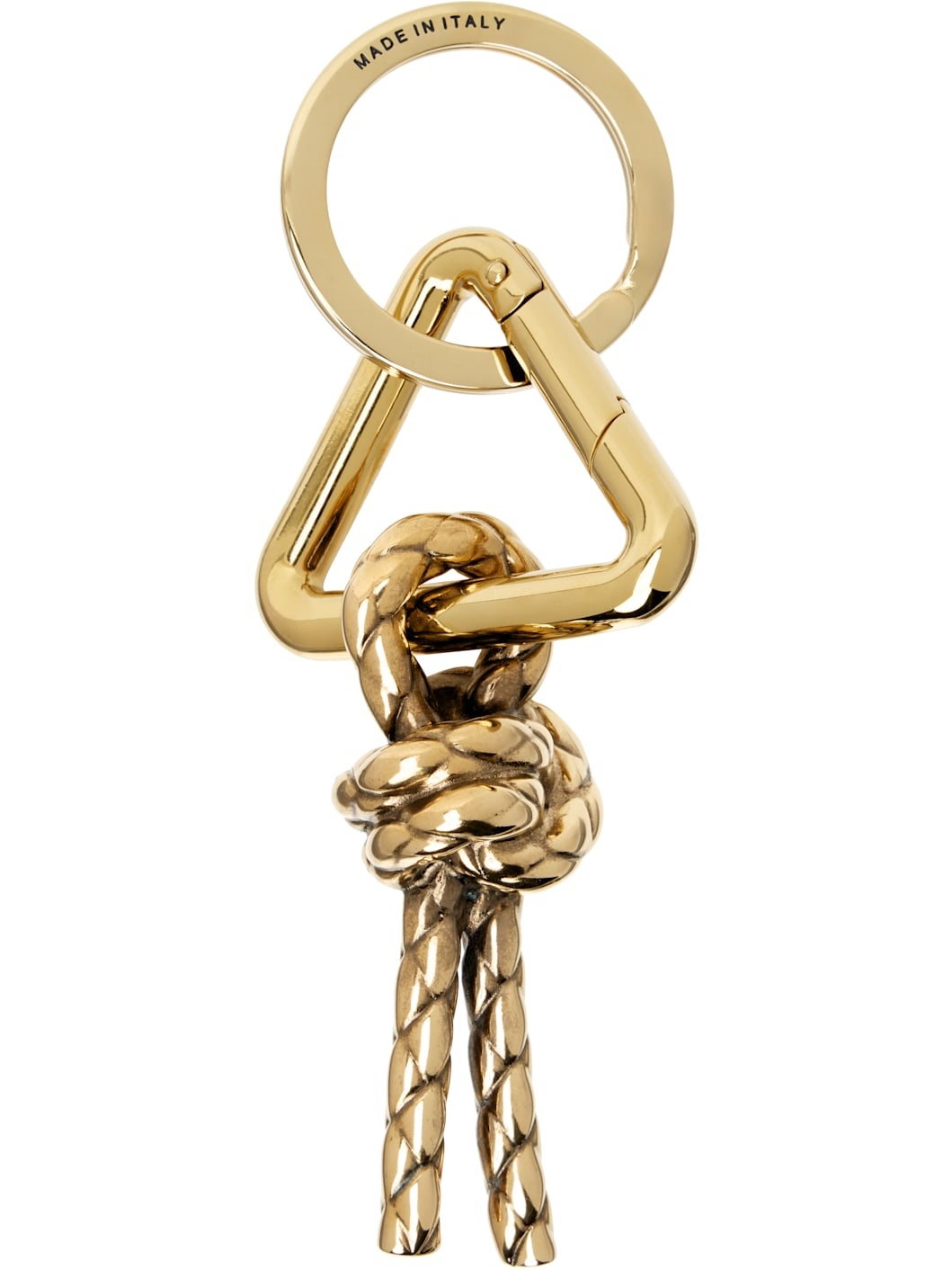 Gold Metal Knot Keychain - 2