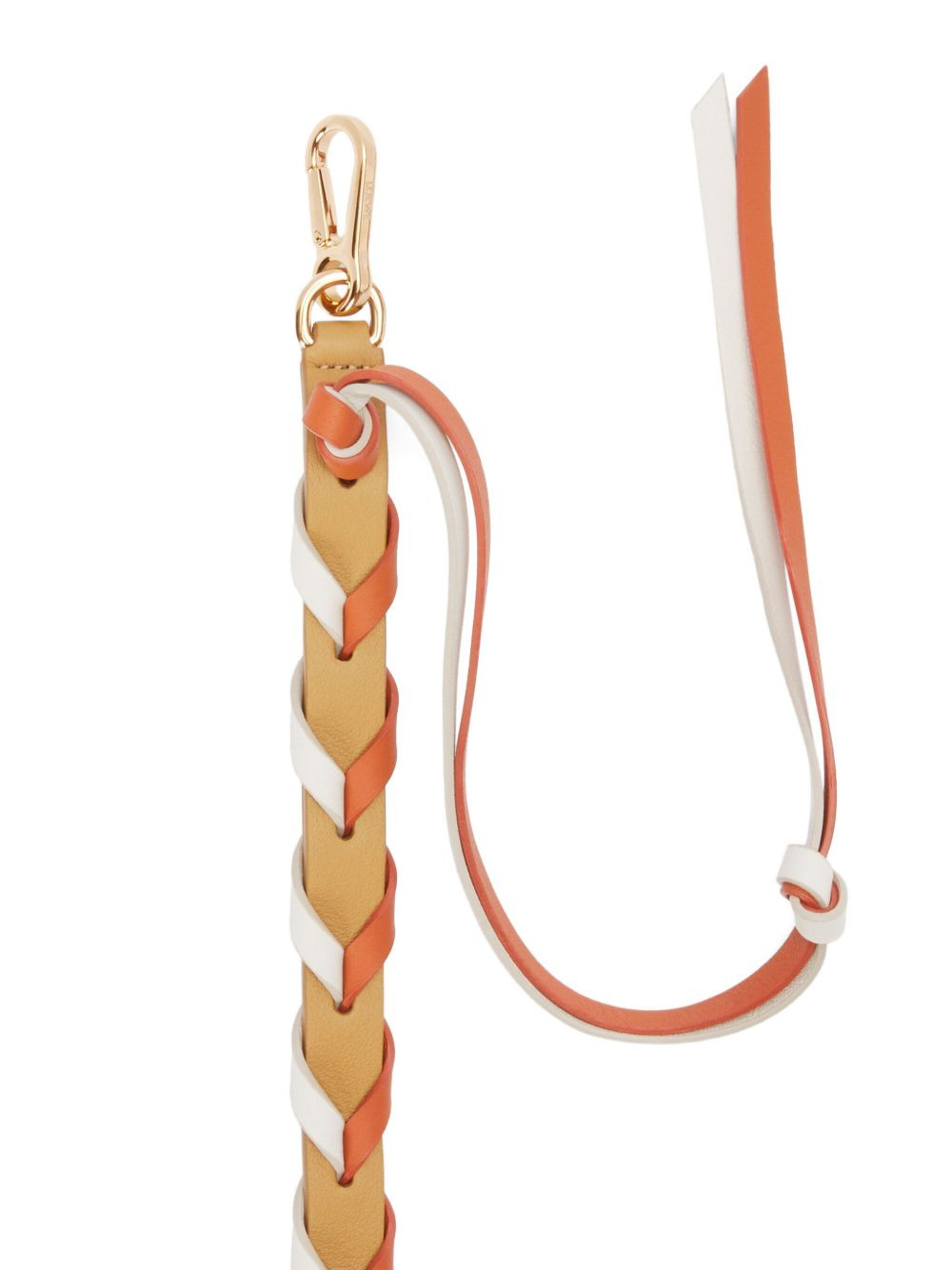 braided-leather bag strap - 2