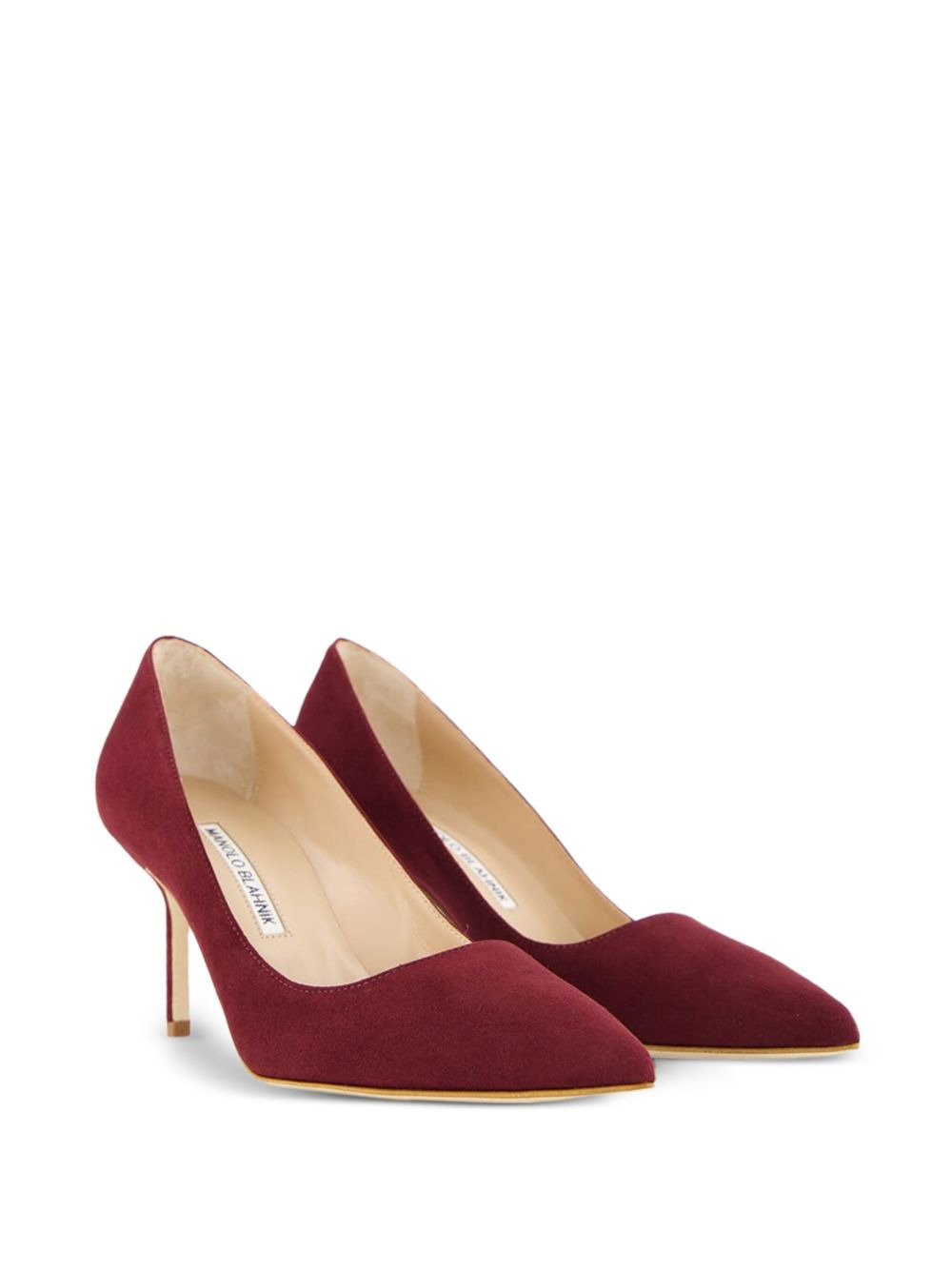 70mm BB pointed-toe suede pumps - 4