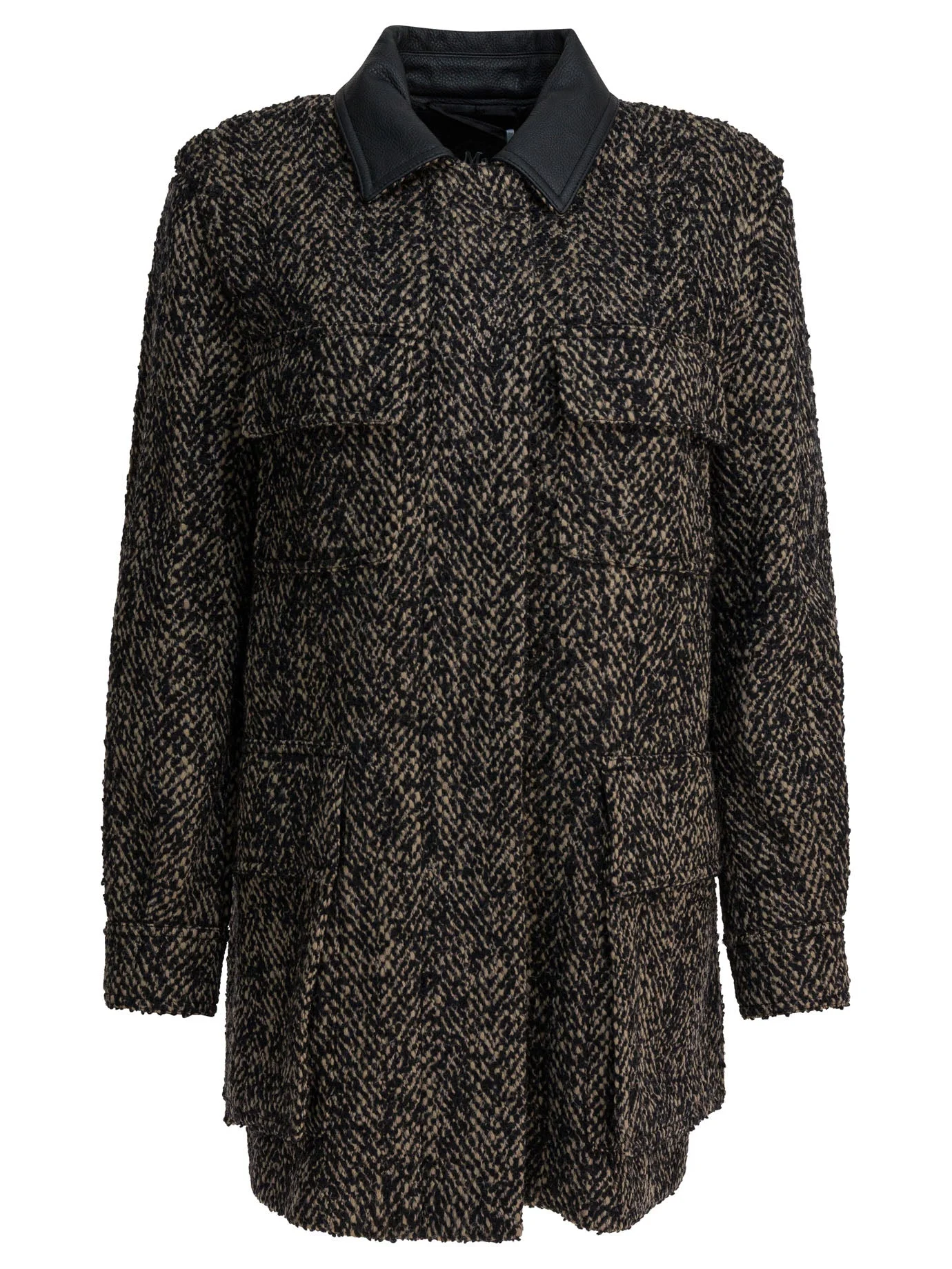 Max Mara Tweed Wool Coat - 1