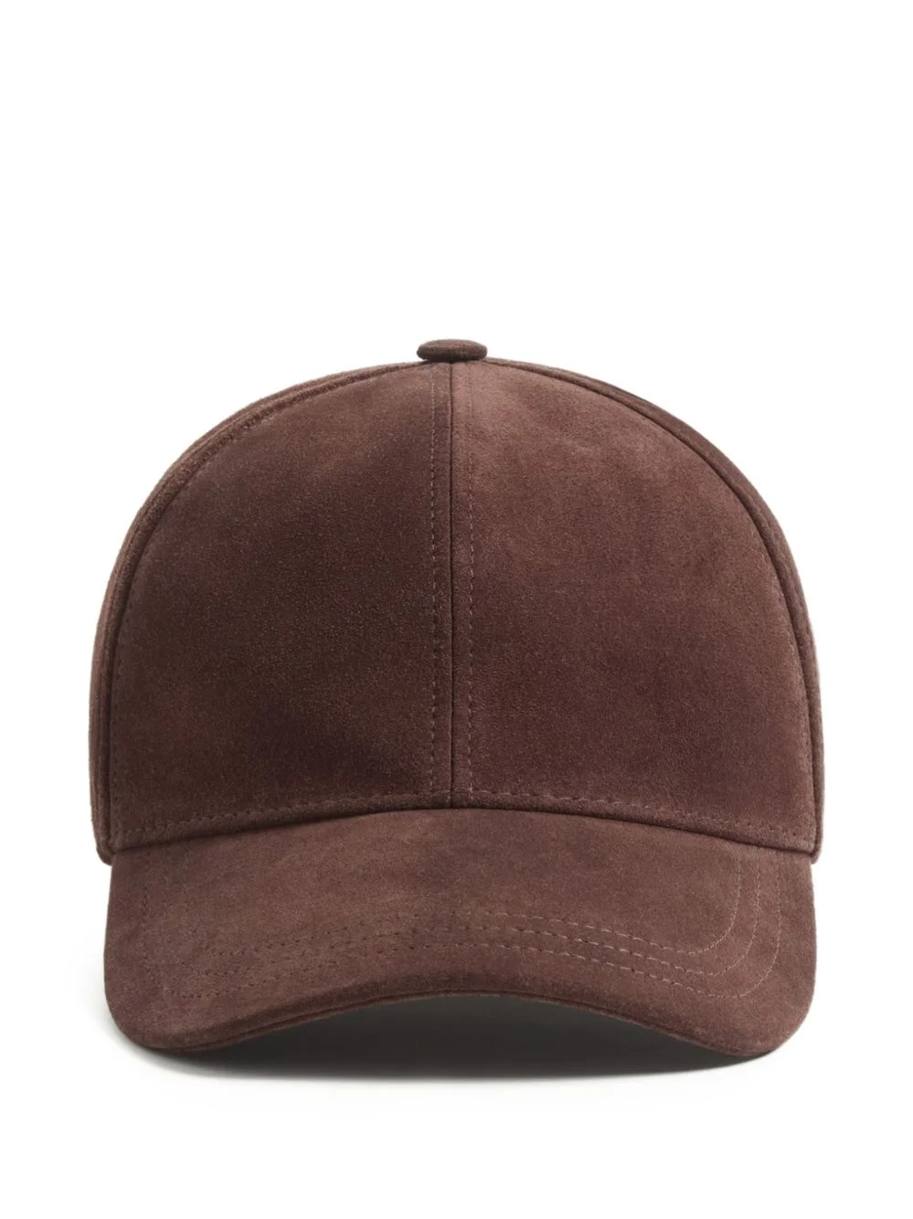 Suede leather baseball cap - 1