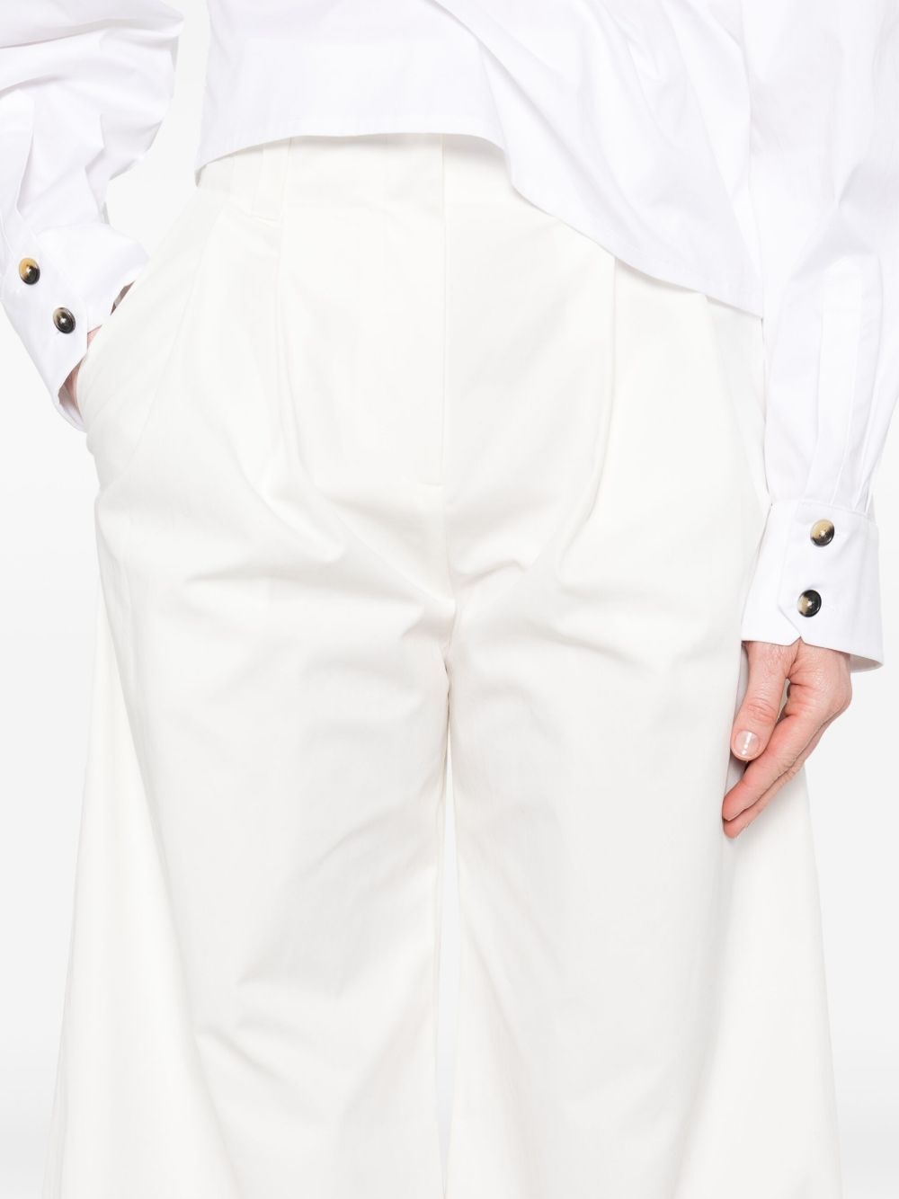 wide-leg trousers - 5