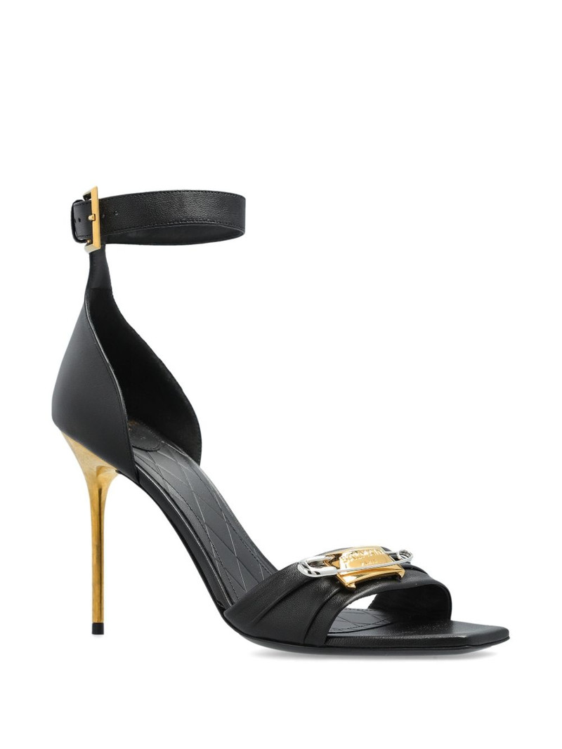 Balmain 110mm leather sandals outlook