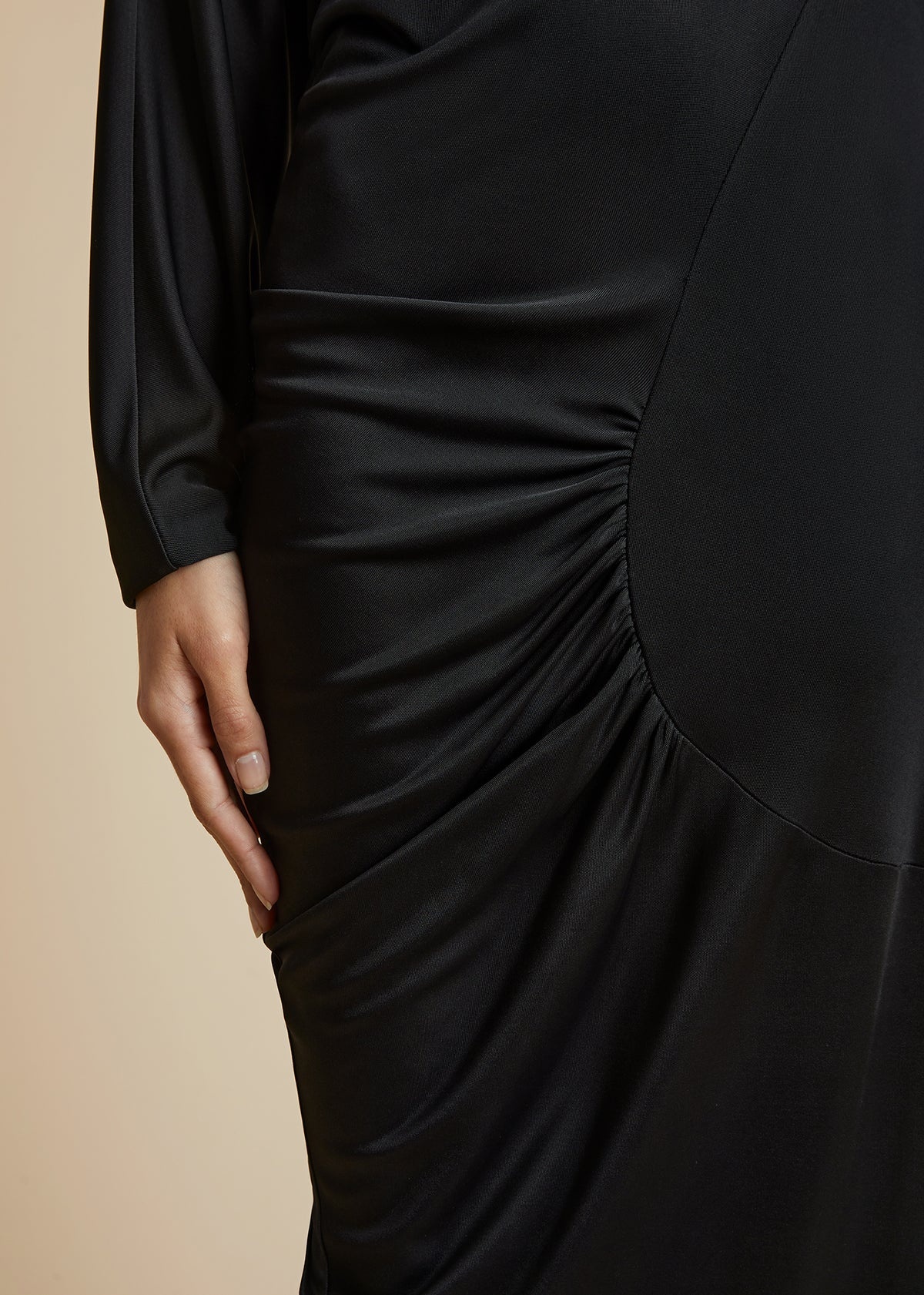 The Oron Dress in Black - 5