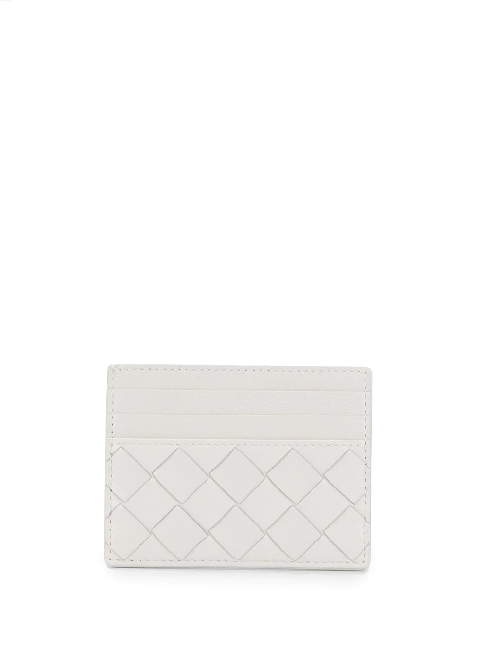 interwoven leather cardholder - 2