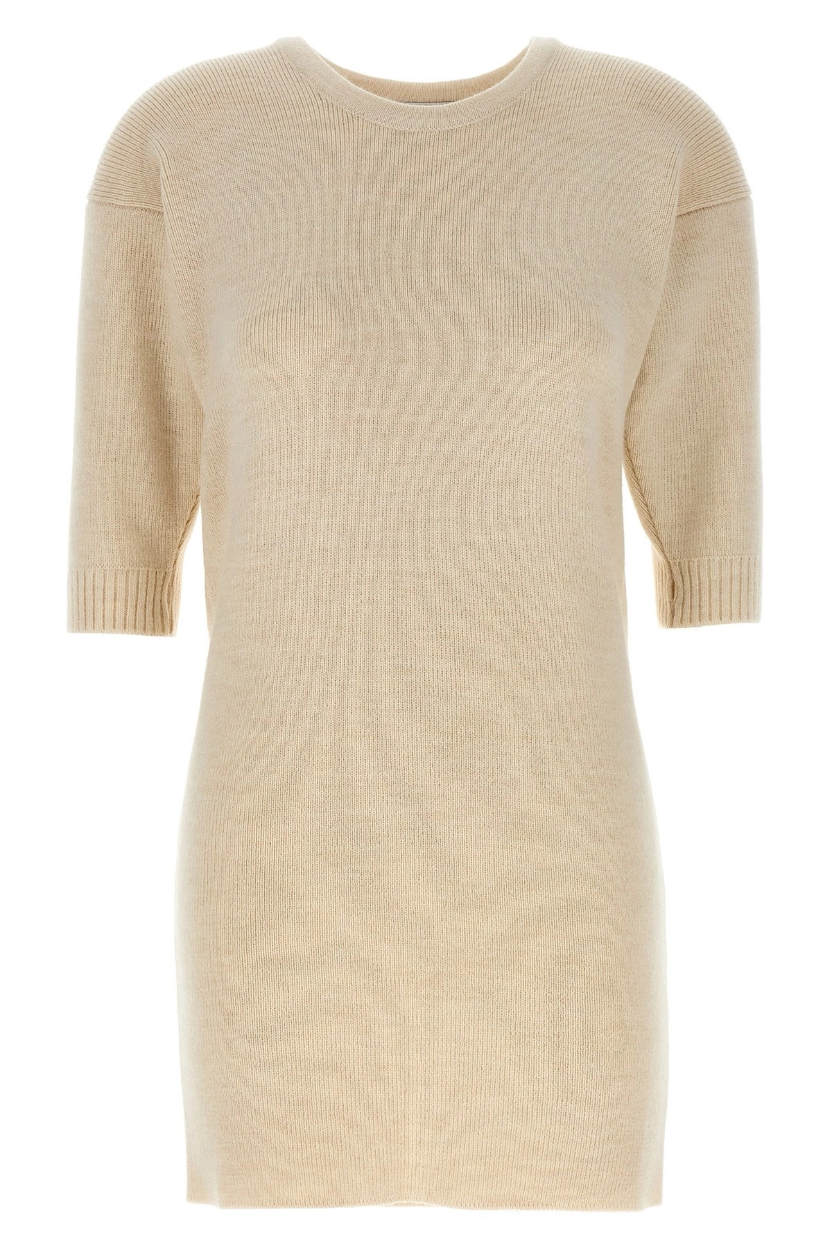 Knitted dress with removable sleeves - 3