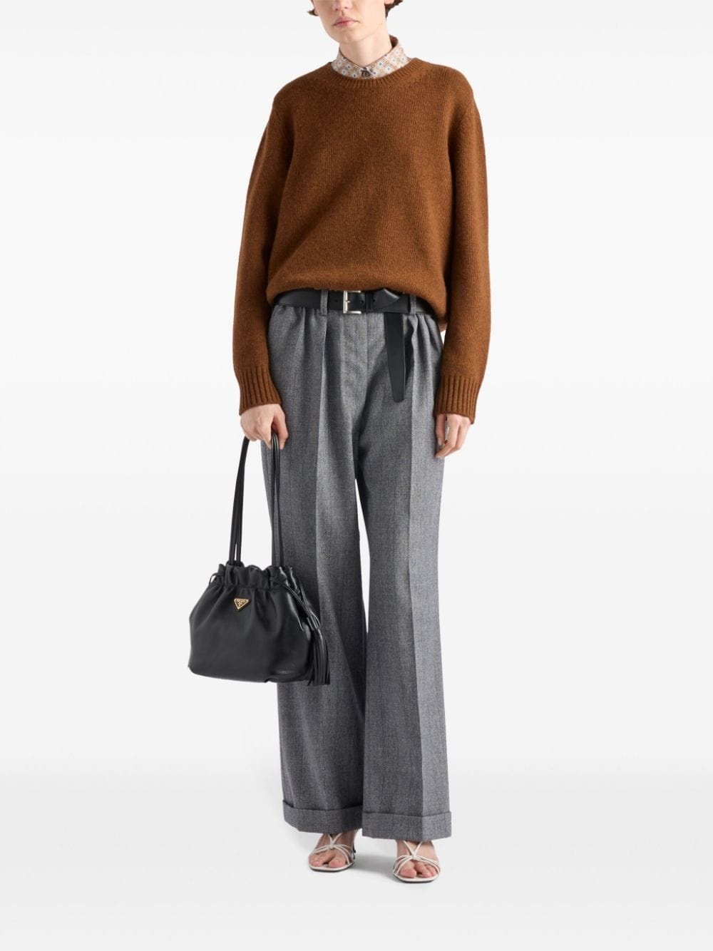 crew-neck wool-cashmere jumper - 2