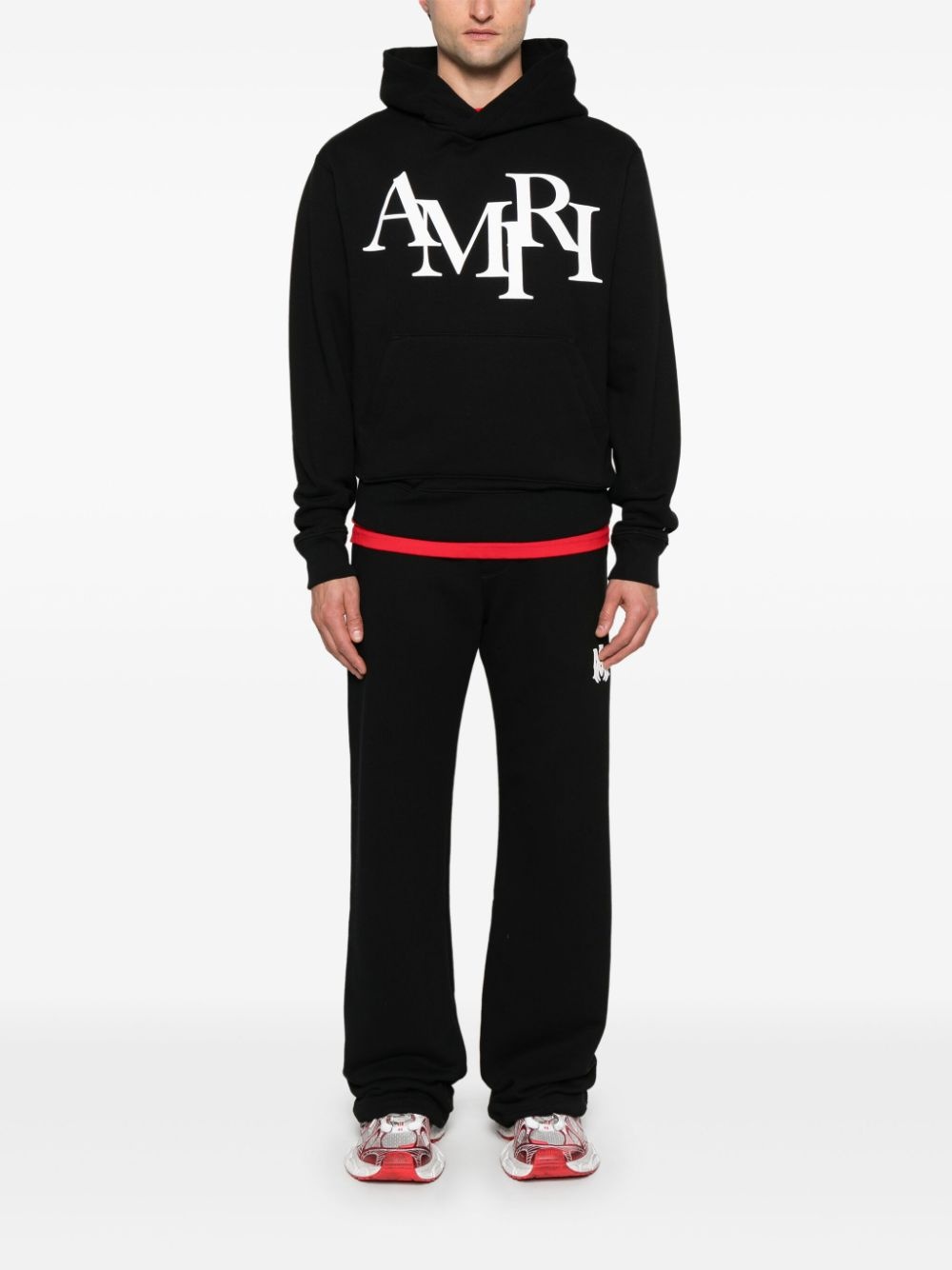 Staggered hoodie - 2