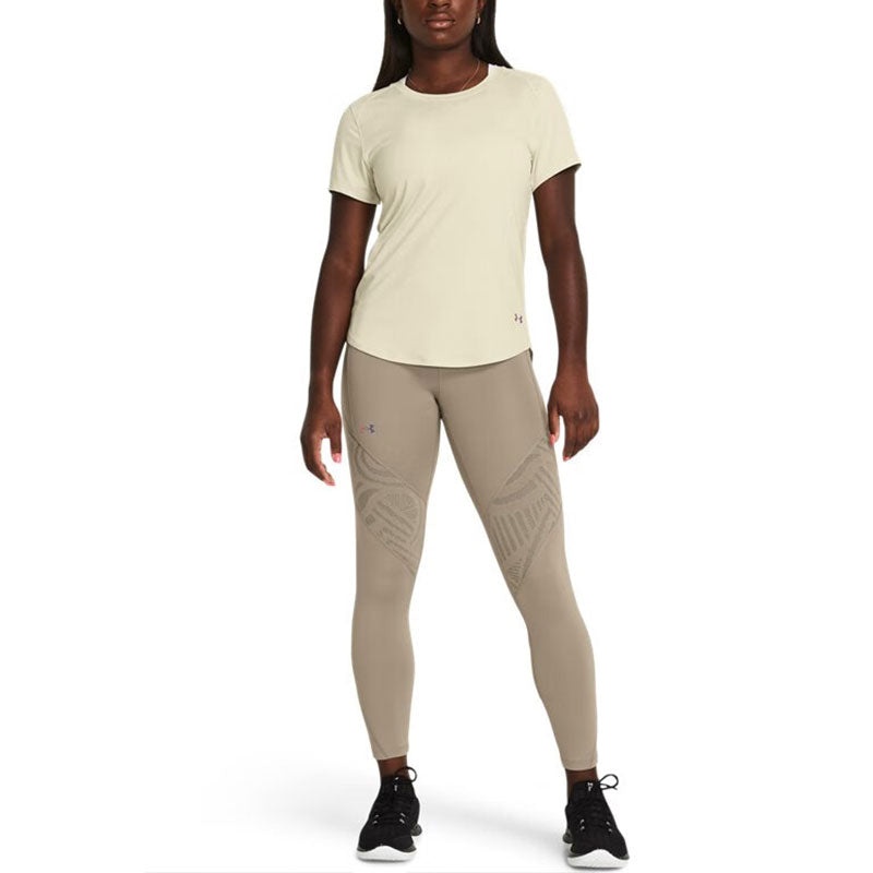 (WMNS) Under Armour Vanish Elite Vent T-shirt 'Beige' 1383638-273 - 3