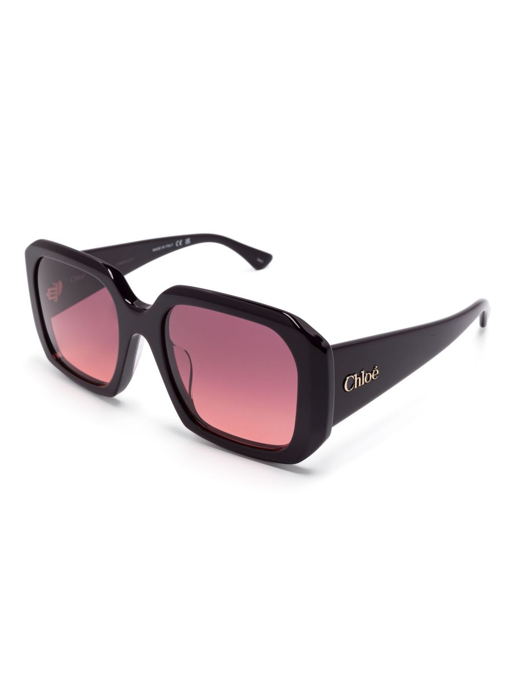 oversize-frame sunglasses - 2