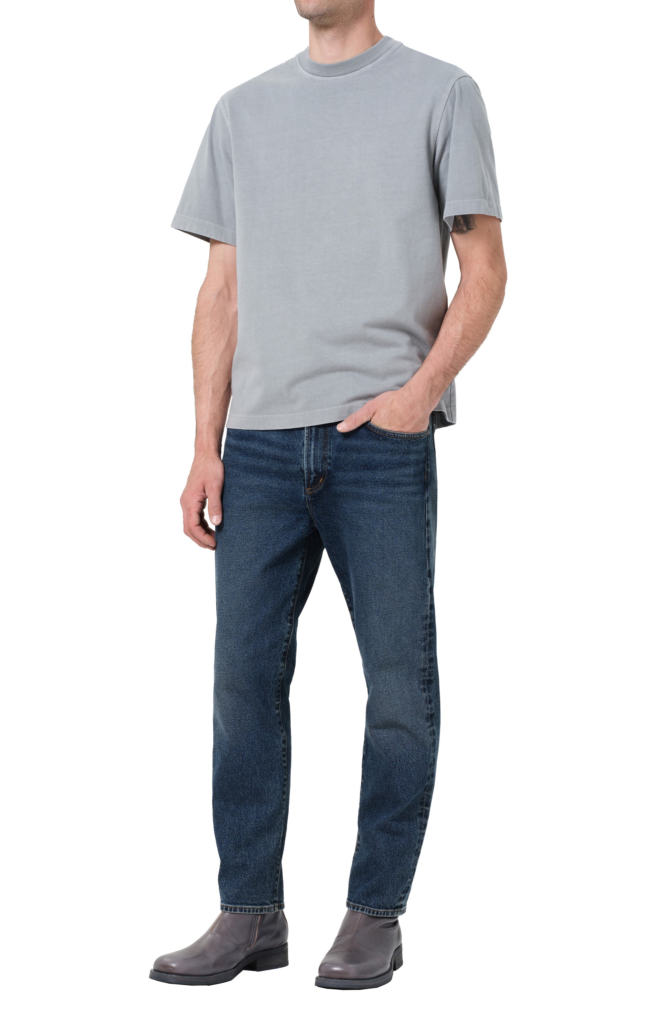 AGOLDE Asha Crewneck T-Shirt in Reflect at Nordstrom - 5