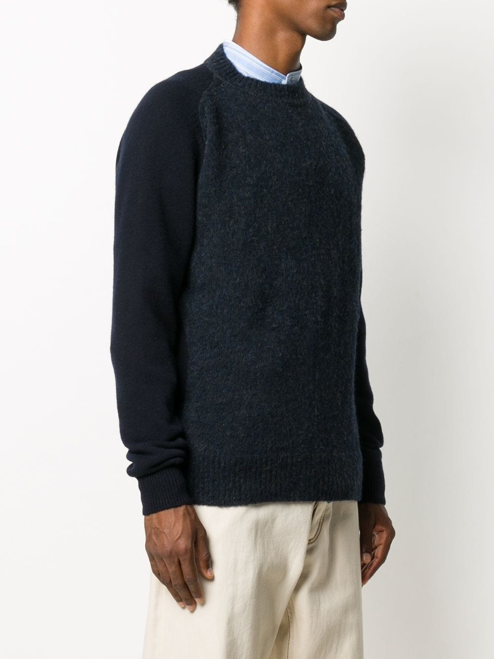 crew-neck wool jumper - 3