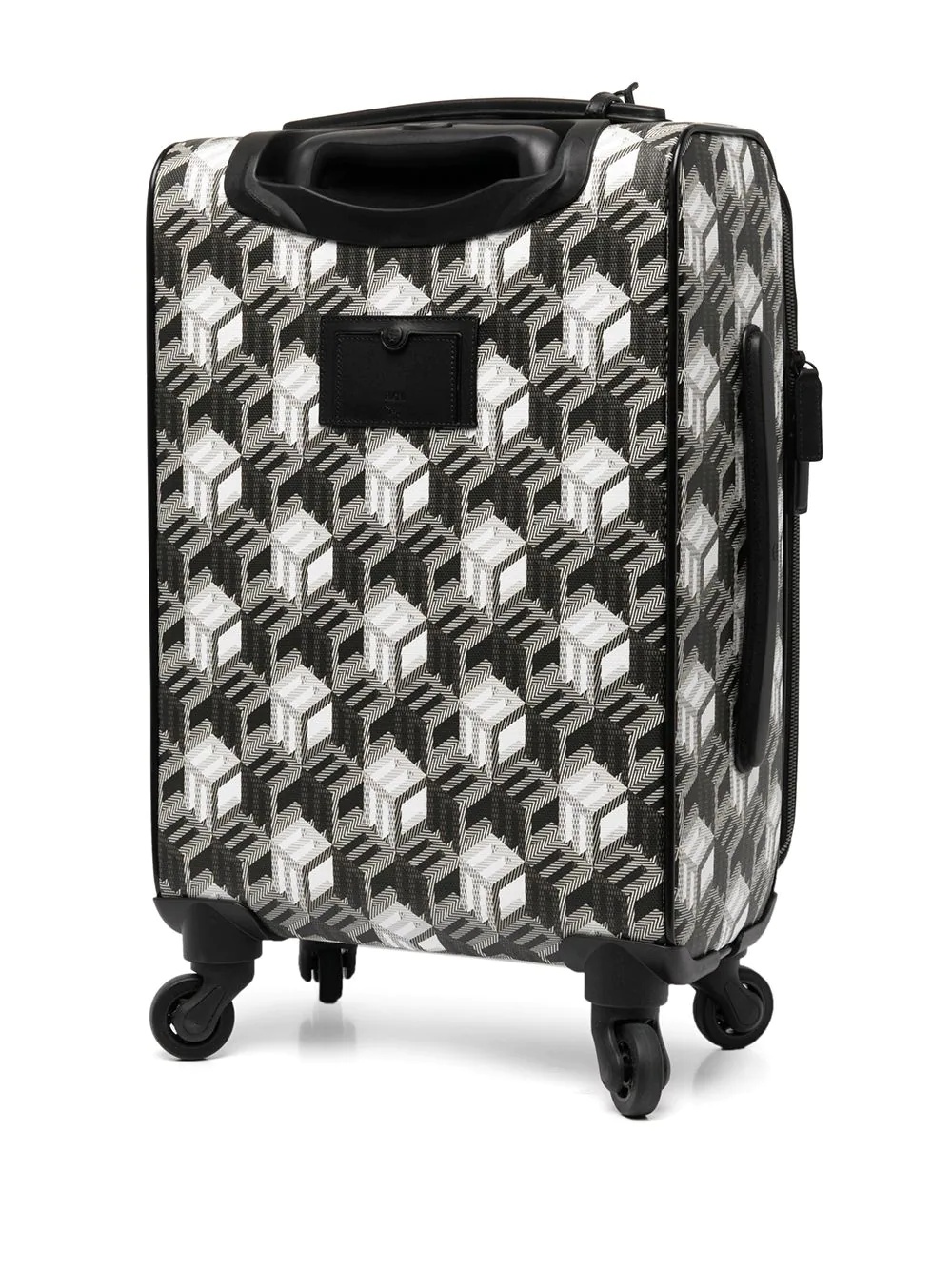 geometric monogram suitcase - 2