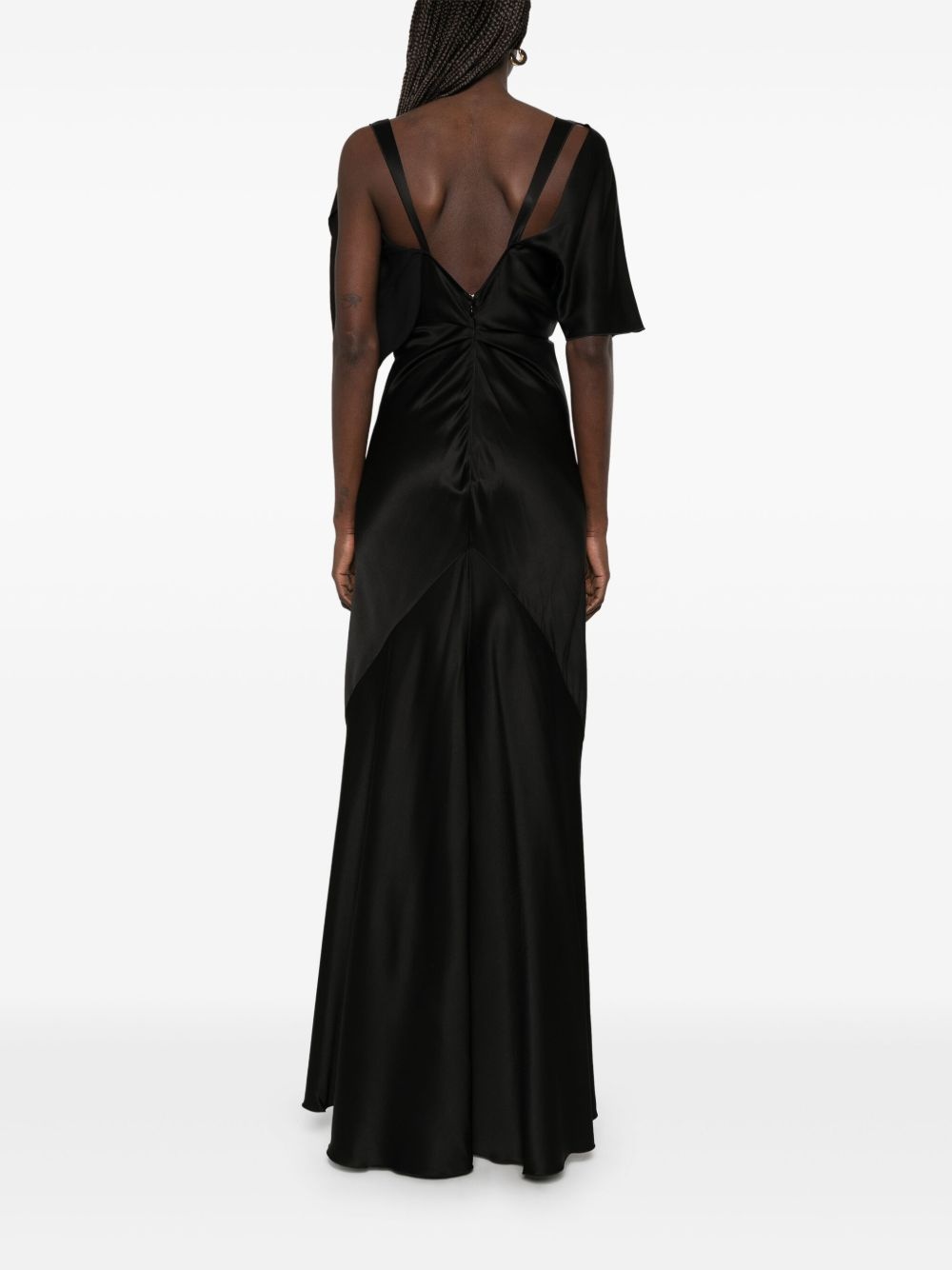 satin gown - 4