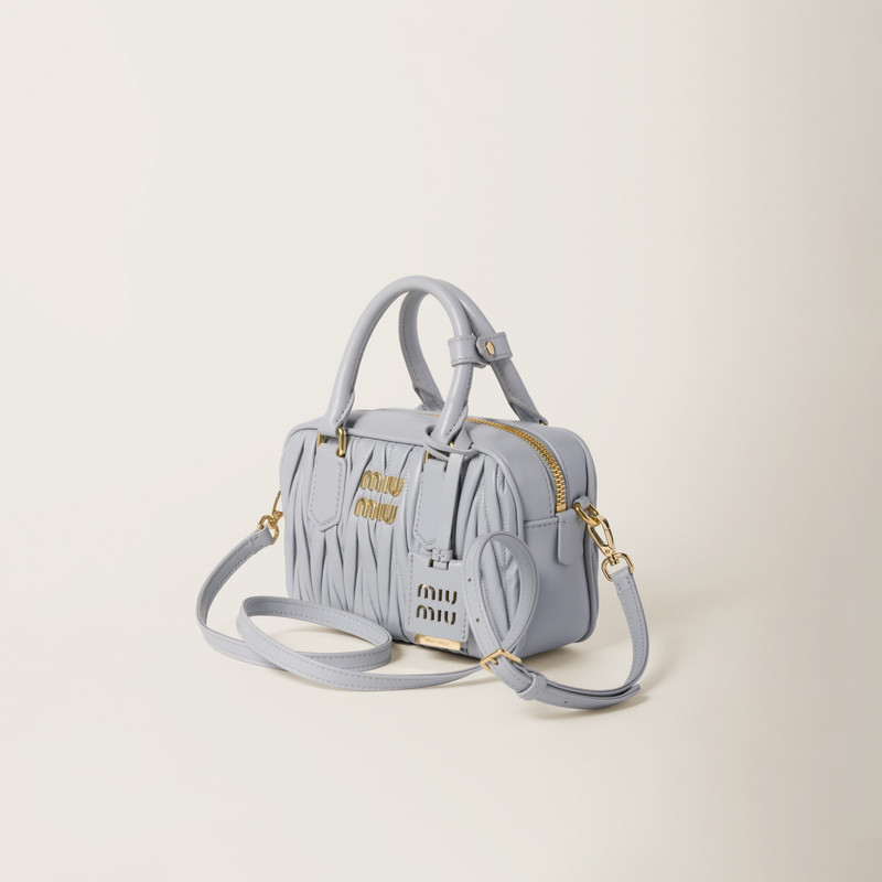 Miu Miu Arcadie Matelassé nappa leather bag outlook