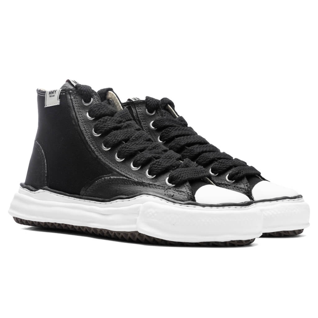PETERSON HIGH OG SOLE RUBBER PAINTED CANVAS SNEAKER - BLACK - 2
