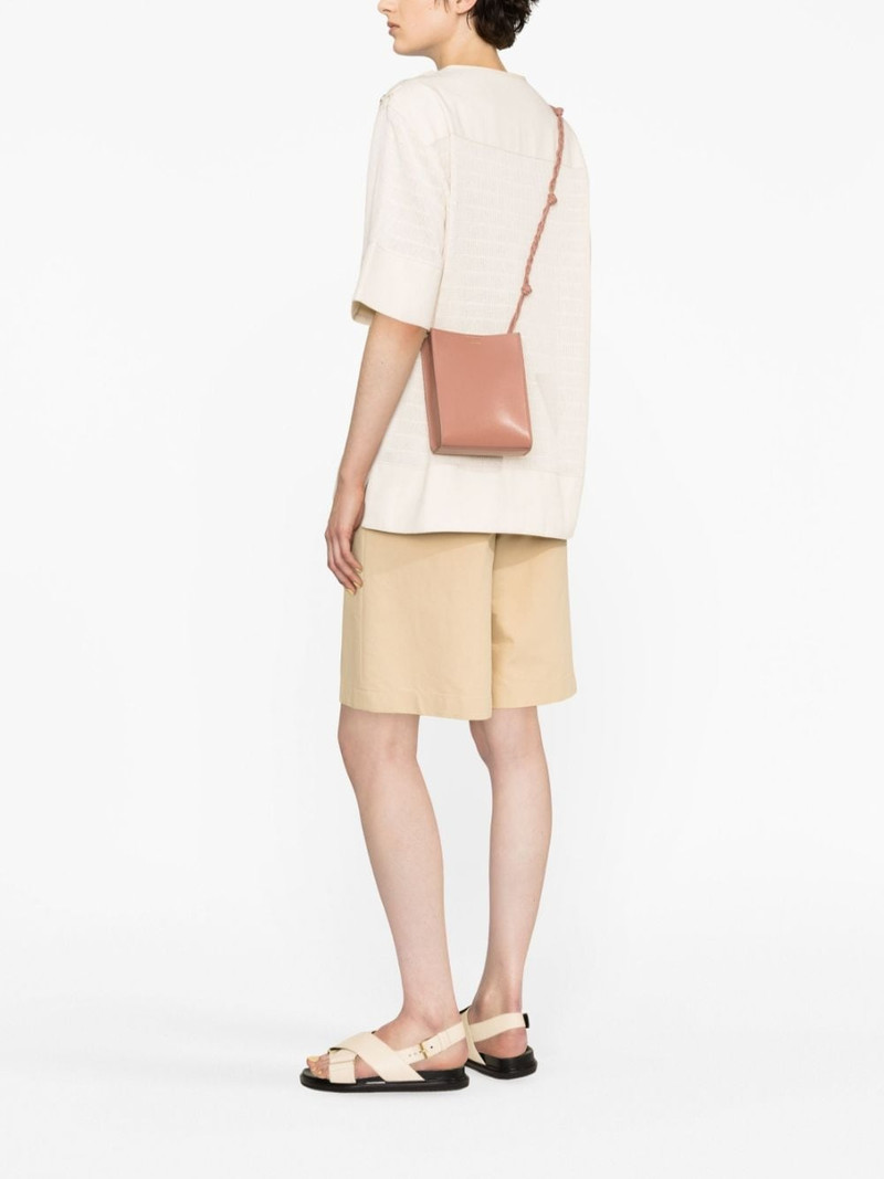 Jil Sander small Tangle leather crossbody bag outlook