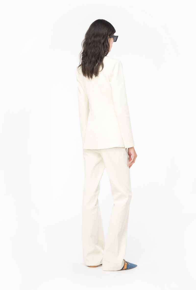DUAL-FABRIC SINGLE-BREASTED BLAZER 4