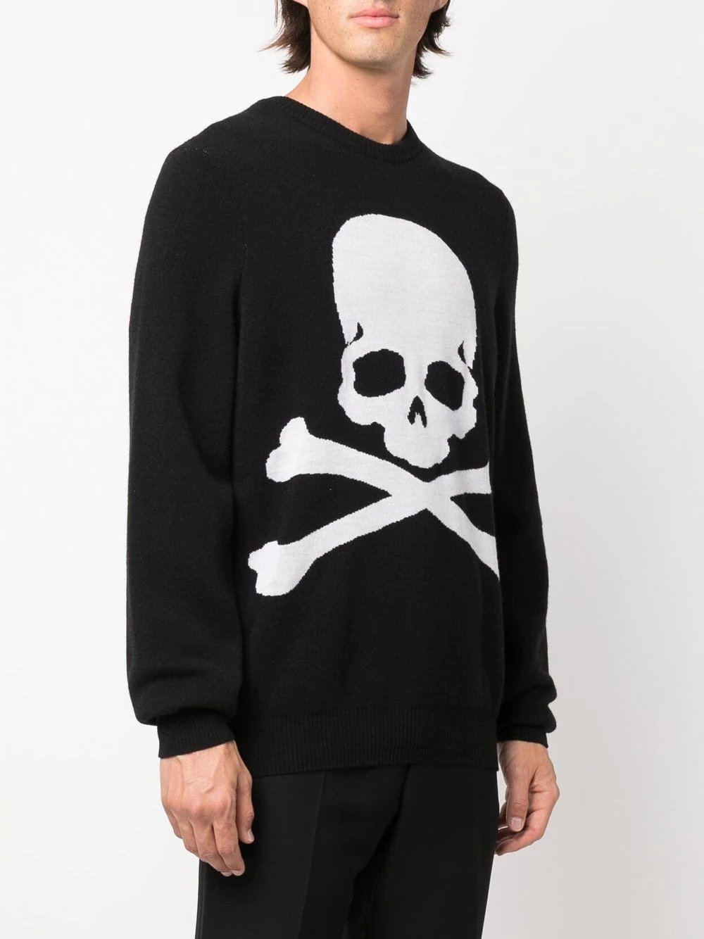 intarsia skull-knit jumper - 3