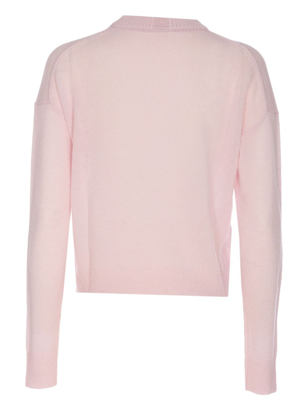 round-neck long-sleeve sweater - 2