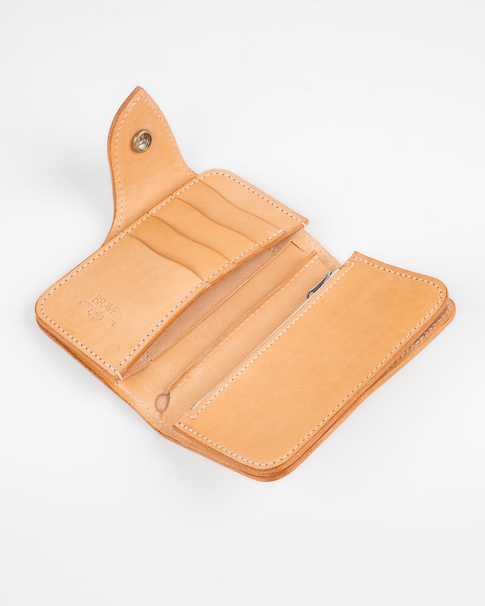 OGL BRAVE HORSEHIDE CONDOR MID WALLET - NATURAL - 7