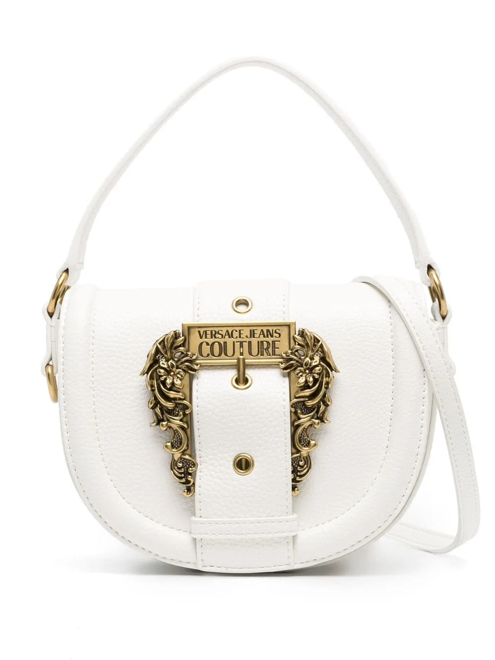 baroque-buckle shoulder bag - 1
