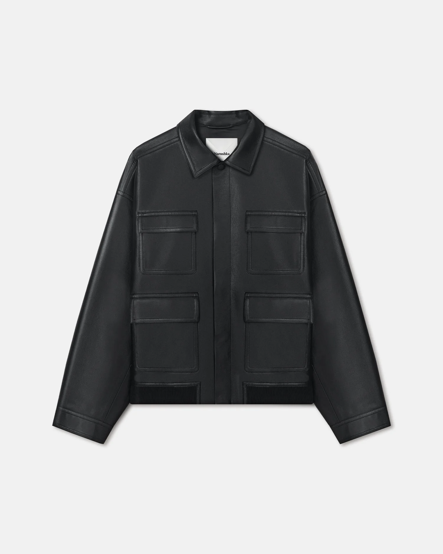 Regenerated Leather Jacket - 1