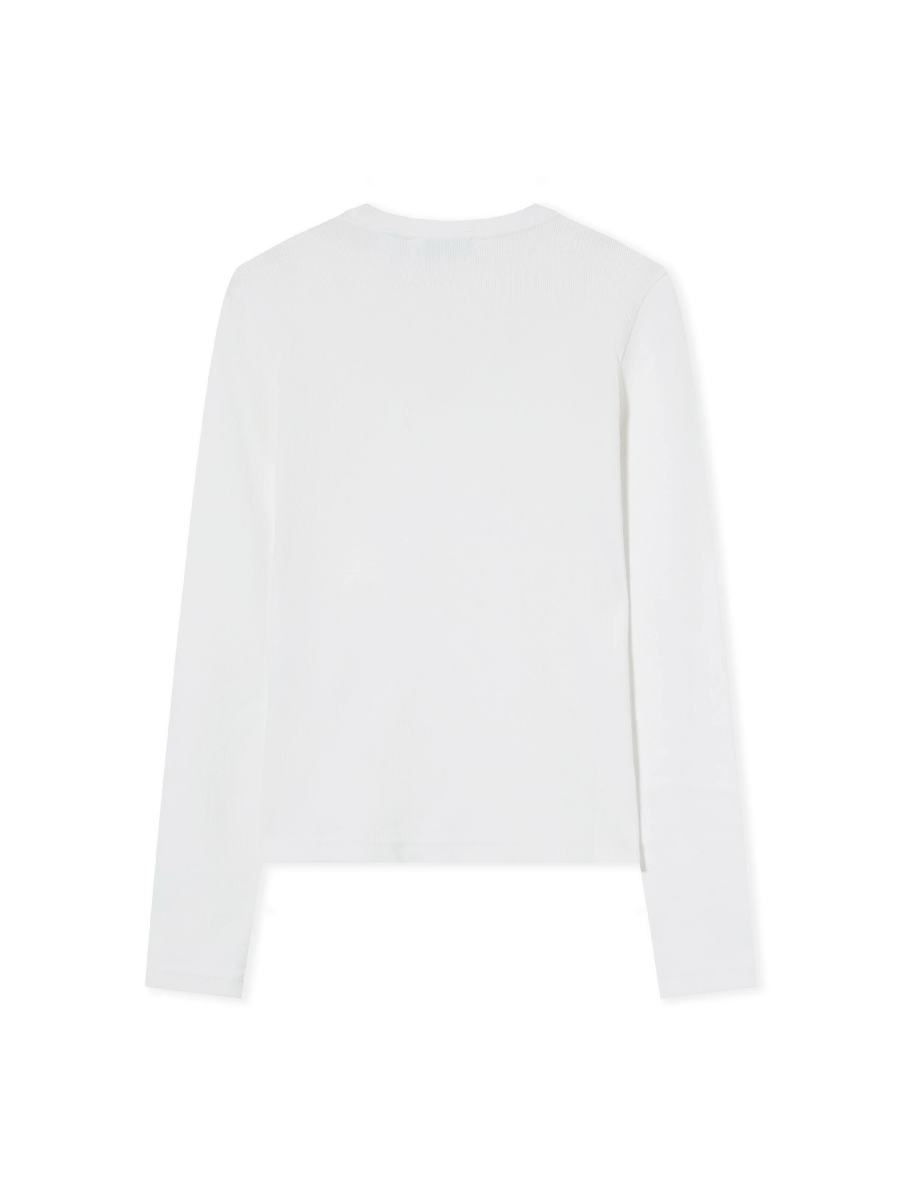 Off Stamp Ribbed Long Sleeves T-Shirt - 1