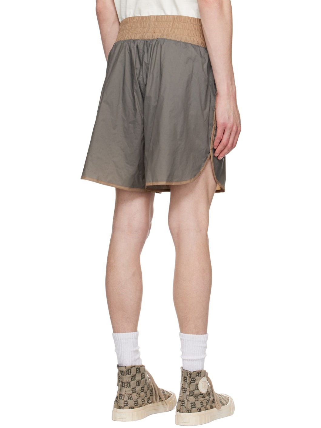 Beige Jordan Barrett Edition Boxing Shorts - 3