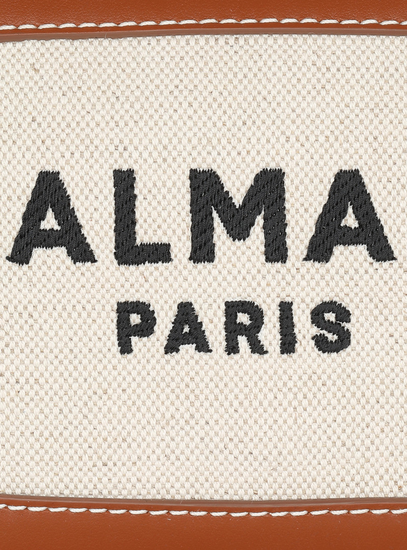 B-Army canvas and leather clutch 7