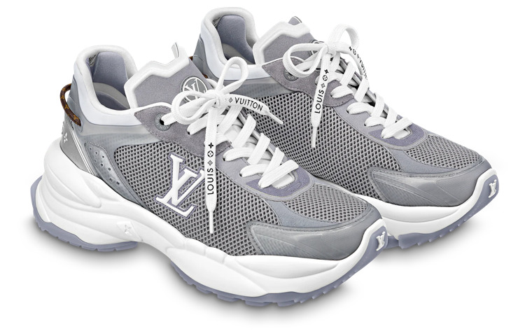 (WMNS) LOUIS VUITTON Run 55 Sneakers 'Grey Silver' 1ABVJ4 - 2