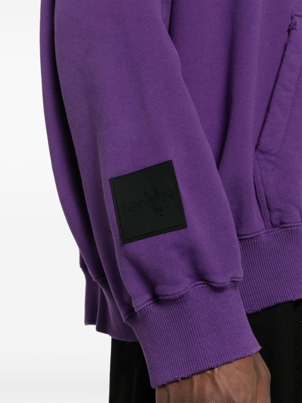 X FUTURE LOGO-PRINT COTTON HOODIE - 5