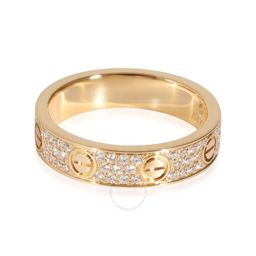 Pre-Owned Cartier Love Diamond Ring in 18K Yellow Gold 0.31 CTW - 3
