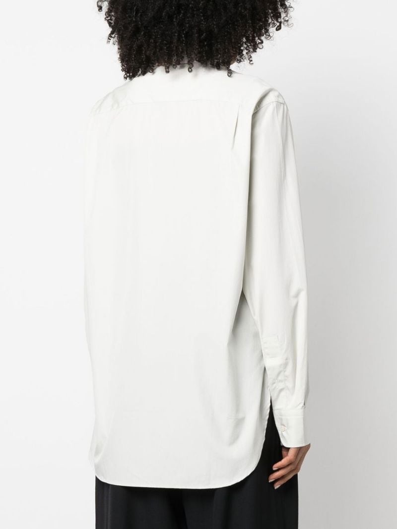 Bissett long-sleeve cotton shirt - 6