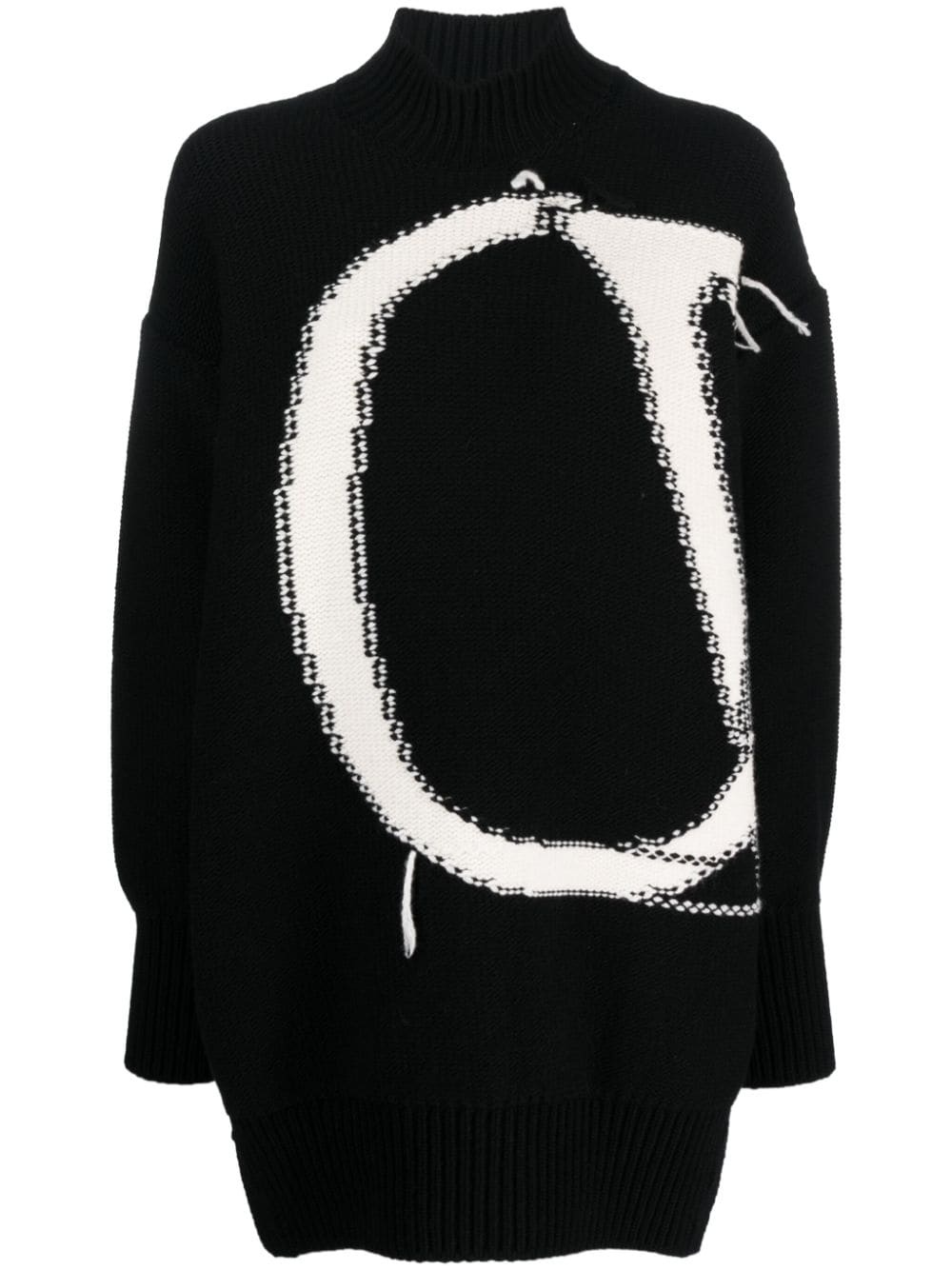 Ow high-neck wool jumper - 1