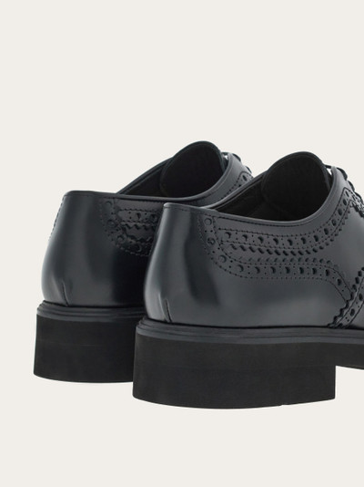 FERRAGAMO Derby with perforated detailing outlook