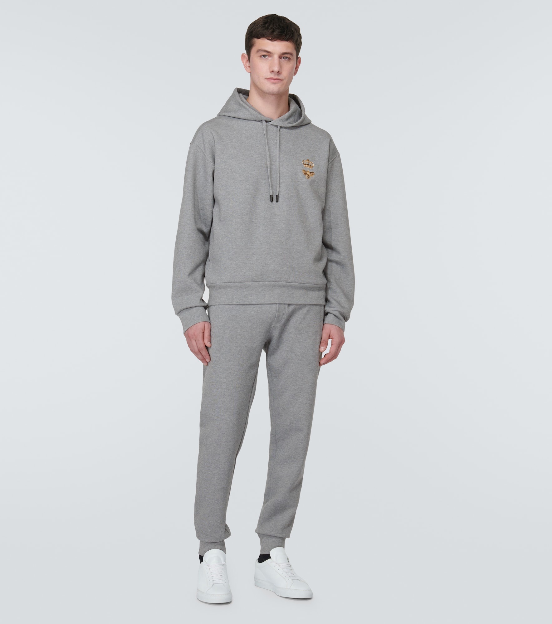 Cotton-blend sweatpants - 2