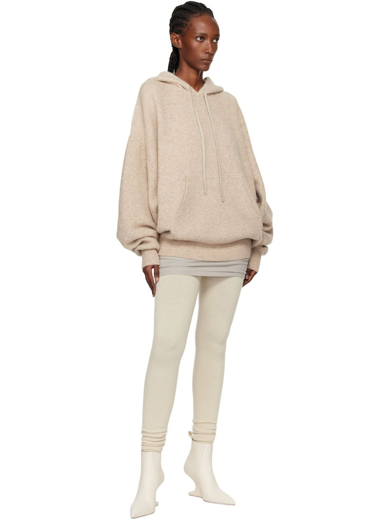 Rick Owens Gray Concordians Hun Hoodie outlook