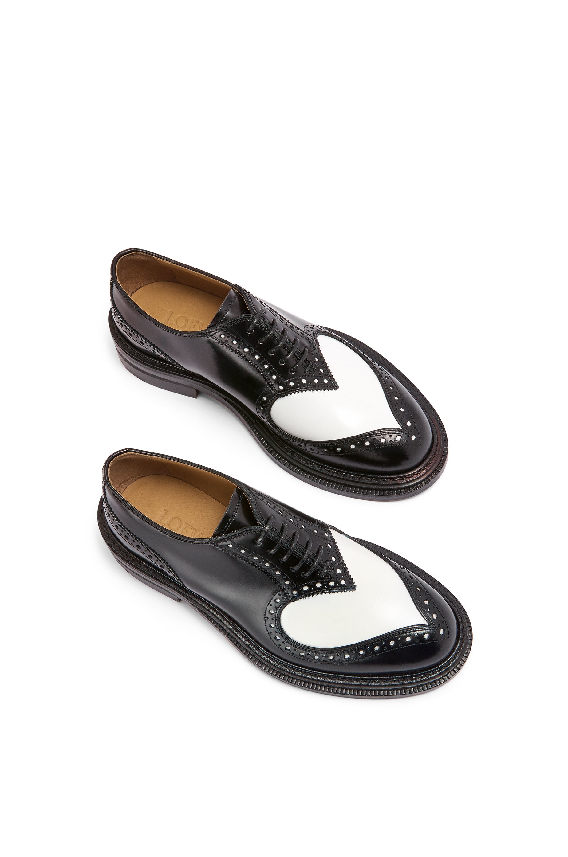 Heart brogue in calfskin - 3