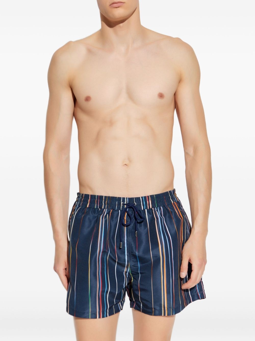 striped swim shorts - 2