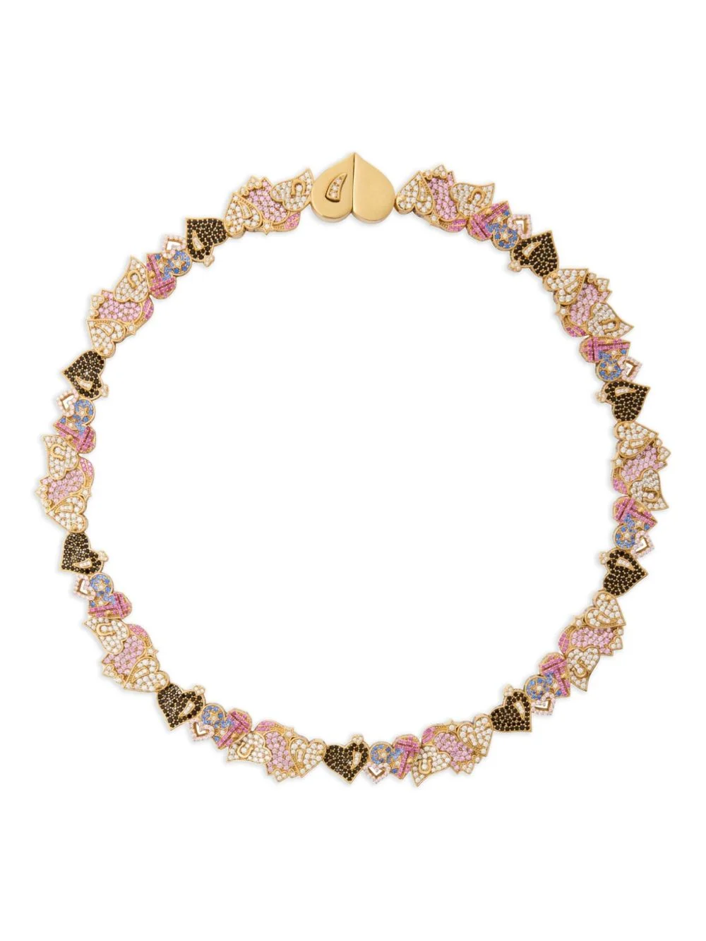 heart-shaped necklace - 1