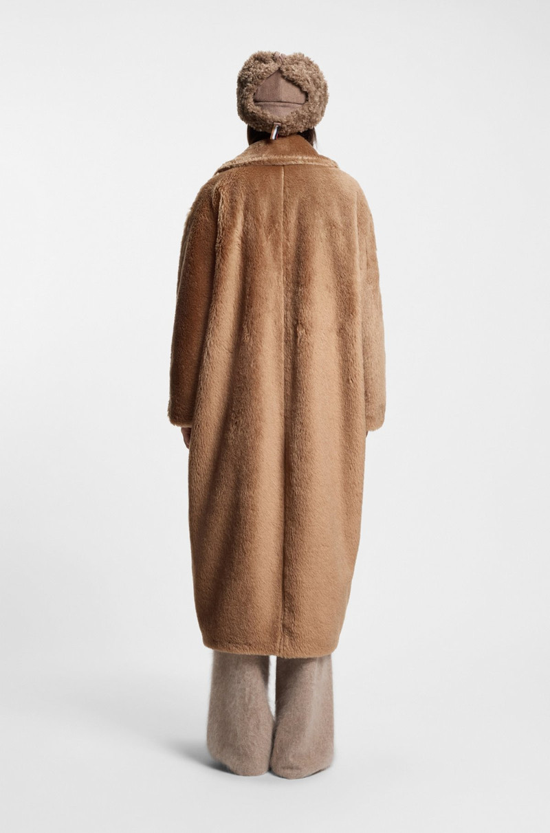 BOSS X STEIFF COAT IN TEXTURED WOOL AND COTTON 4